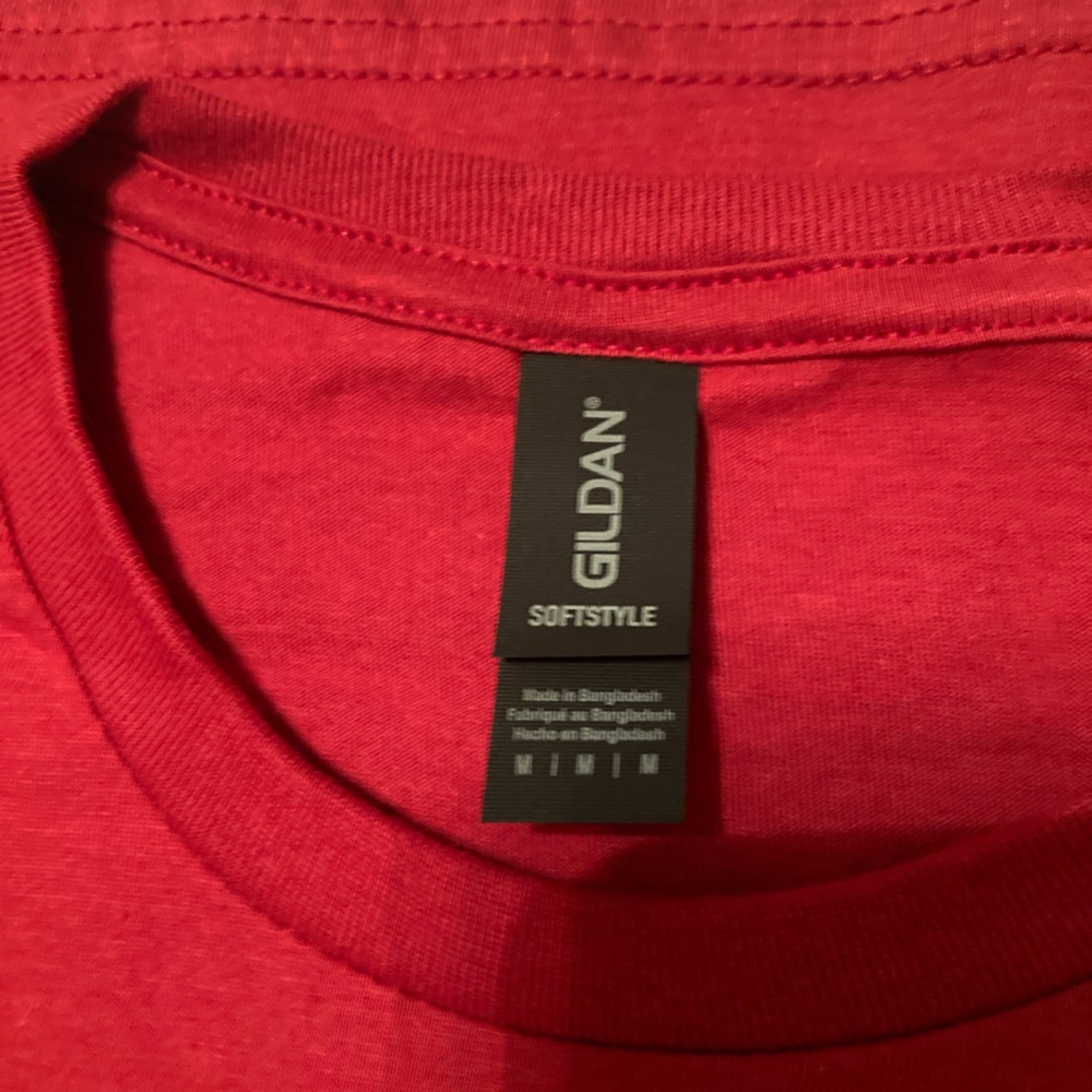 Men/women’s Gilden soft crew T-shirt.  “Define too drunk” - Picture 2 of 3